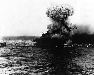 USS Lexington in the Battle of the Coral Sea